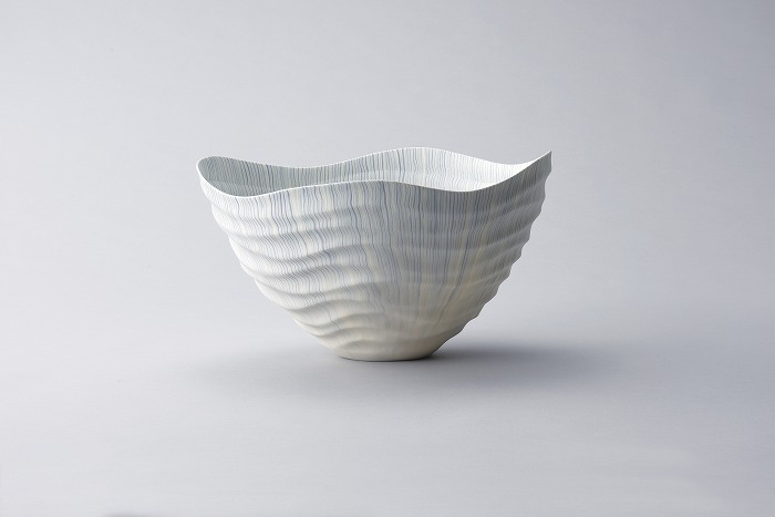 作品「Nerikomi Porcelain「Waterfall」」