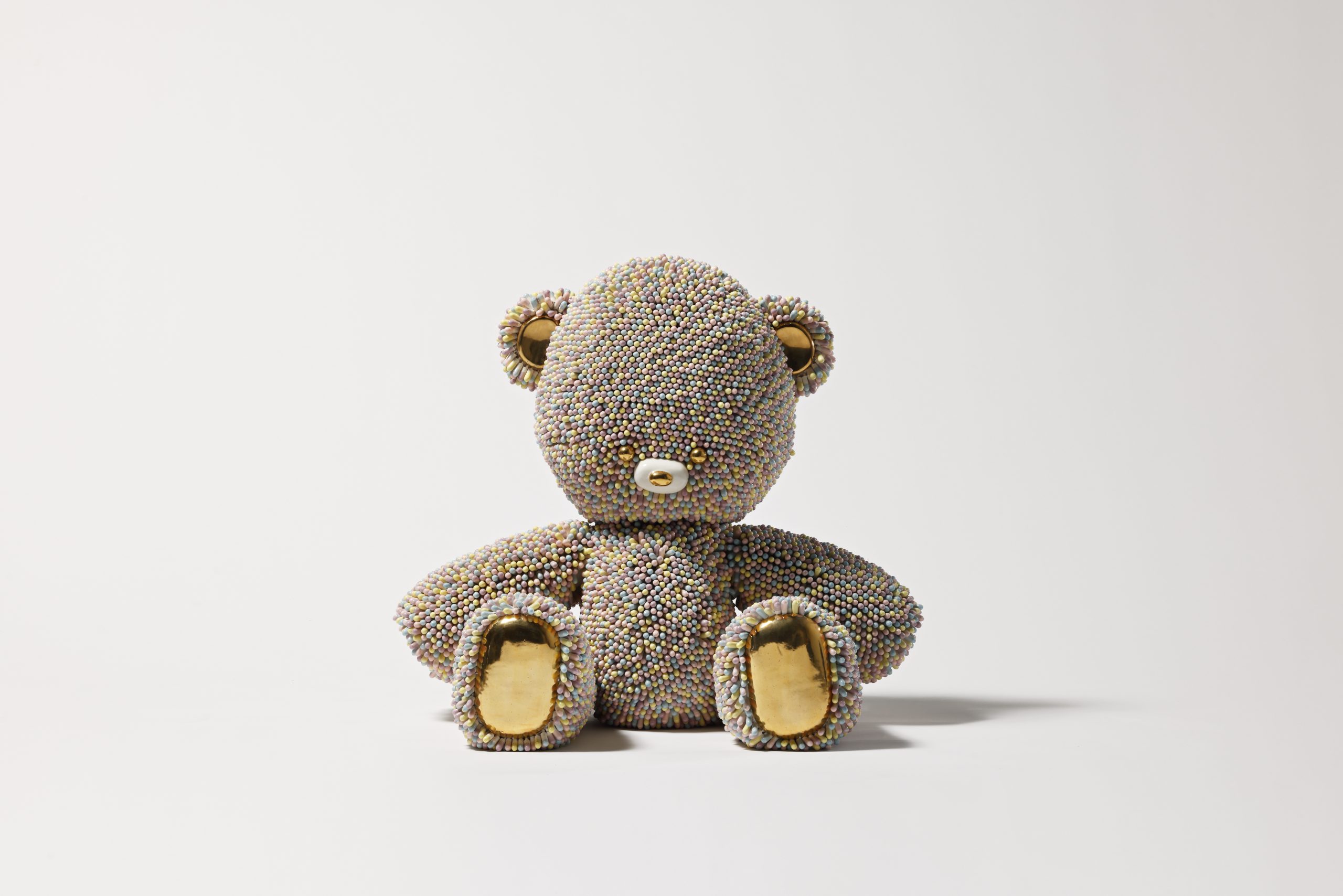 作品「Beadwork bear」